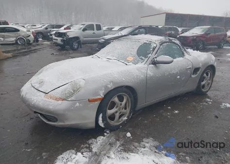 1998 Porsche Boxster из США, поврежденный, VIN WP0CA2985WS620144